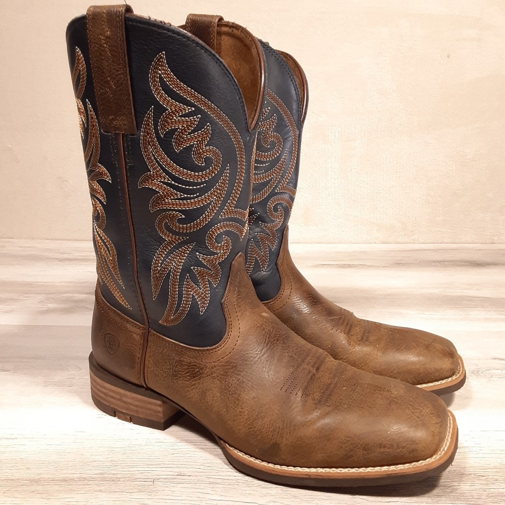 Ariat Men's Slingshot Rowdy Performance Boots 10D Brown Square Toe 10044566